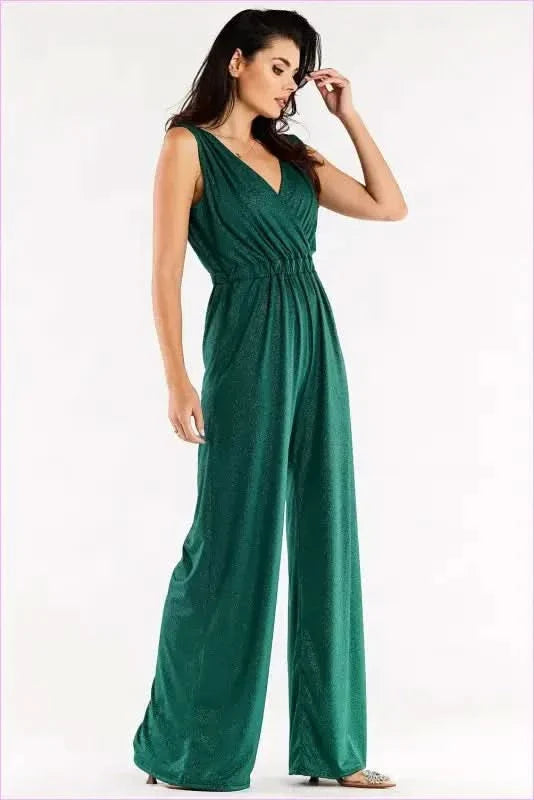 Polish Wide Leg Jumpsuit Unique Fashion Style