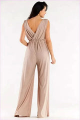 Polish Wide Leg Jumpsuit Unique Fashion Style