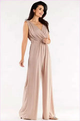 Polish Wide Leg Jumpsuit Unique Fashion Style
