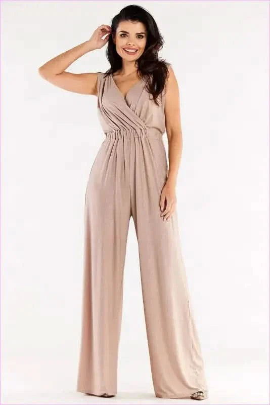 Polish Wide Leg Jumpsuit Unique Fashion Style
