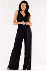 Polish Wide Leg Jumpsuit Unique Fashion Style