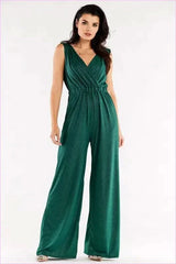 Polish Wide Leg Jumpsuit Unique Fashion Style