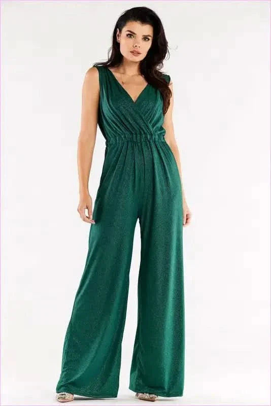 Polish Wide Leg Jumpsuit Unique Fashion Style