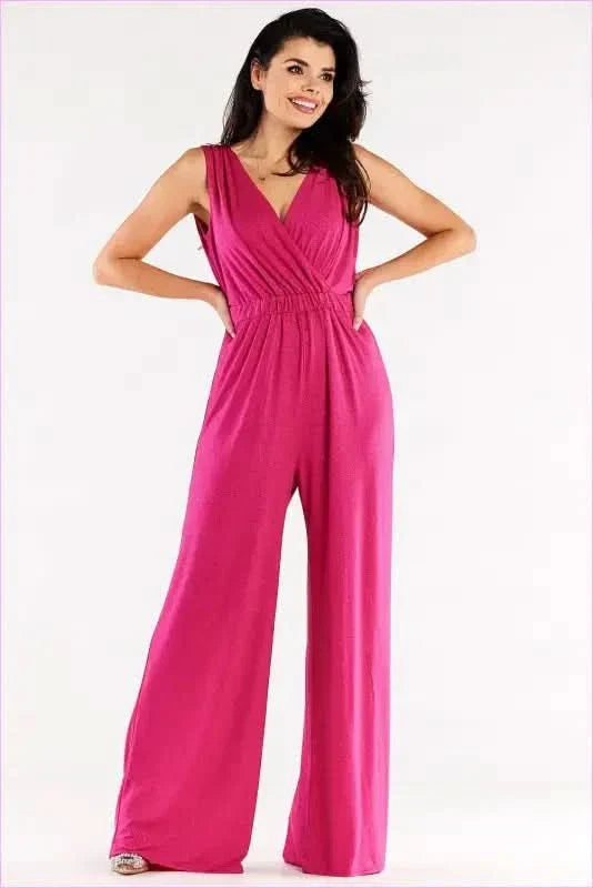 Polish Wide Leg Jumpsuit Unique Fashion Style