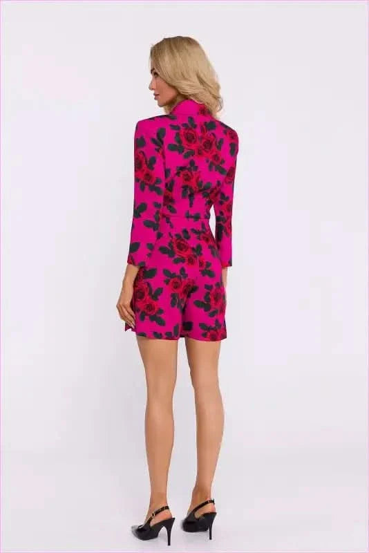 Printed Jumpsuit Fashion Unique Style for Women