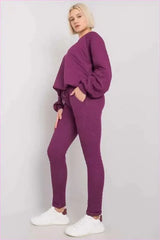 Quilted Tracksuit Unique Style Fashion Set