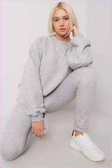 Quilted Tracksuit Unique Style Fashion Set