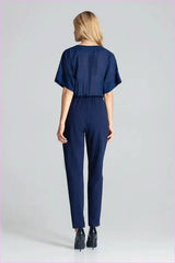 Red Brocade Jumpsuit Unique Style Fashion