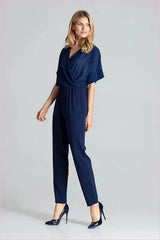 Red Brocade Jumpsuit Unique Style Fashion