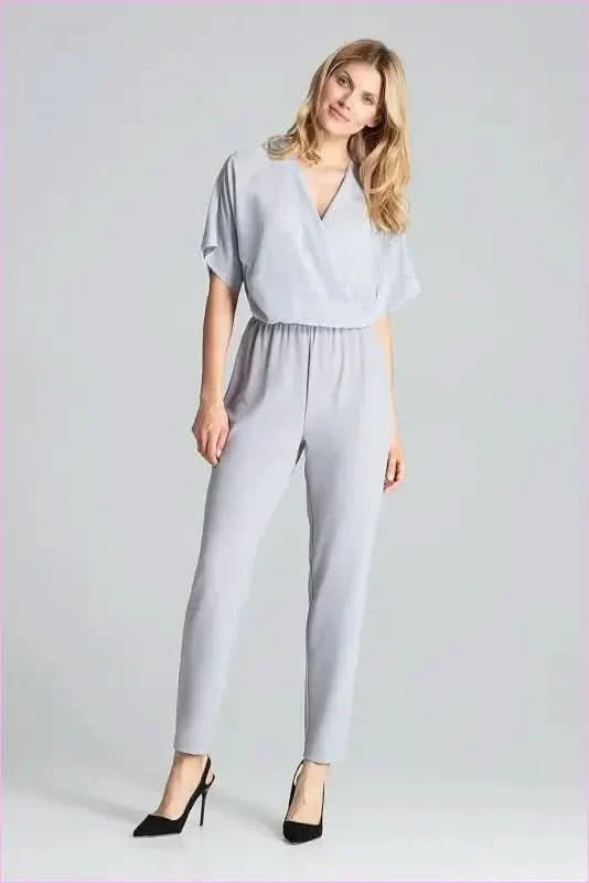 Red Brocade Jumpsuit Unique Style Fashion