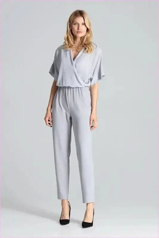 Red Brocade Jumpsuit Unique Style Fashion