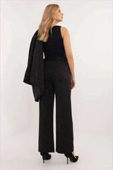 Rhinestone Dot Pants Unique Women's Fashion Style