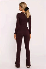Ribbed Cotton Fashion Leggings Unique Style Cotton Leggings