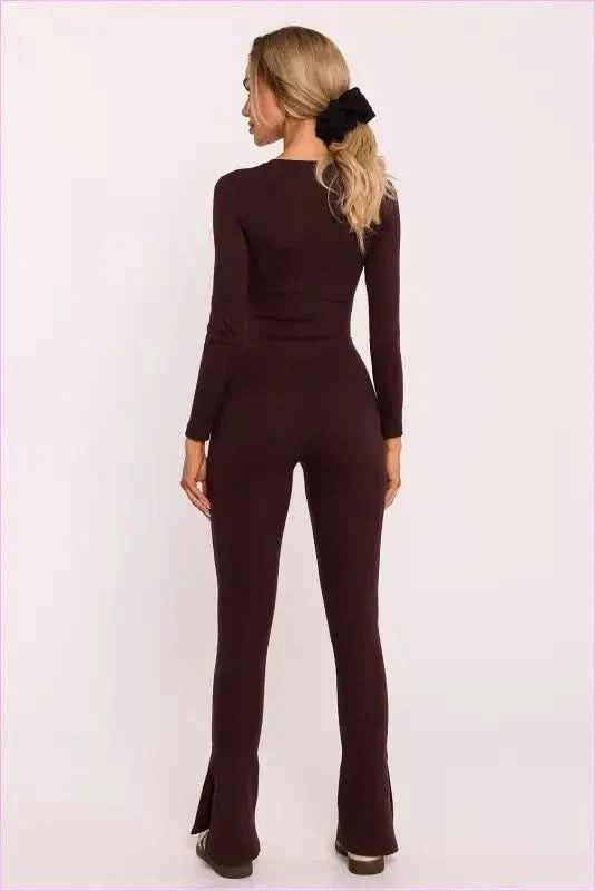 Ribbed Cotton Fashion Leggings Unique Style Cotton Leggings