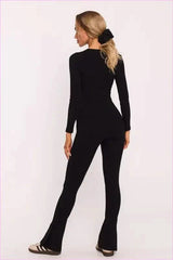 Ribbed Cotton Fashion Leggings Unique Style Cotton Leggings