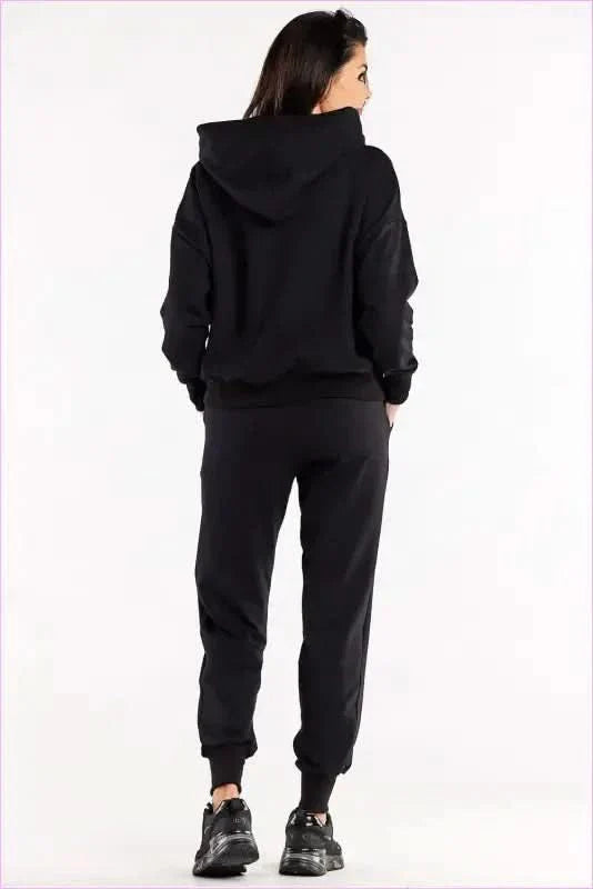 Ribbed Cuff Sweatpants Fashion Style
