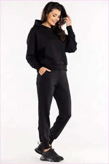 Ribbed Cuff Sweatpants Fashion Style