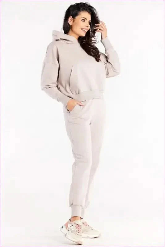 Ribbed Cuff Sweatpants Fashion Style