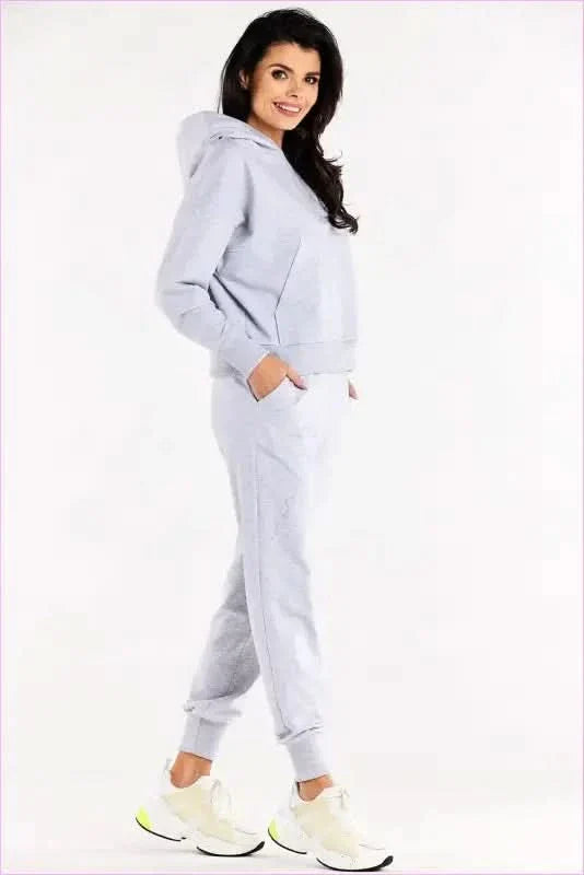 Ribbed Cuff Sweatpants Fashion Style