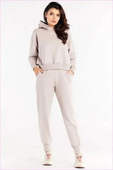 Ribbed Cuff Sweatpants Fashion Style