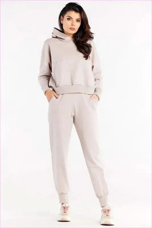 Ribbed Cuff Sweatpants Fashion Style