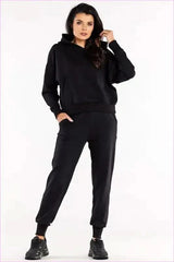 Ribbed Cuff Sweatpants Fashion Style