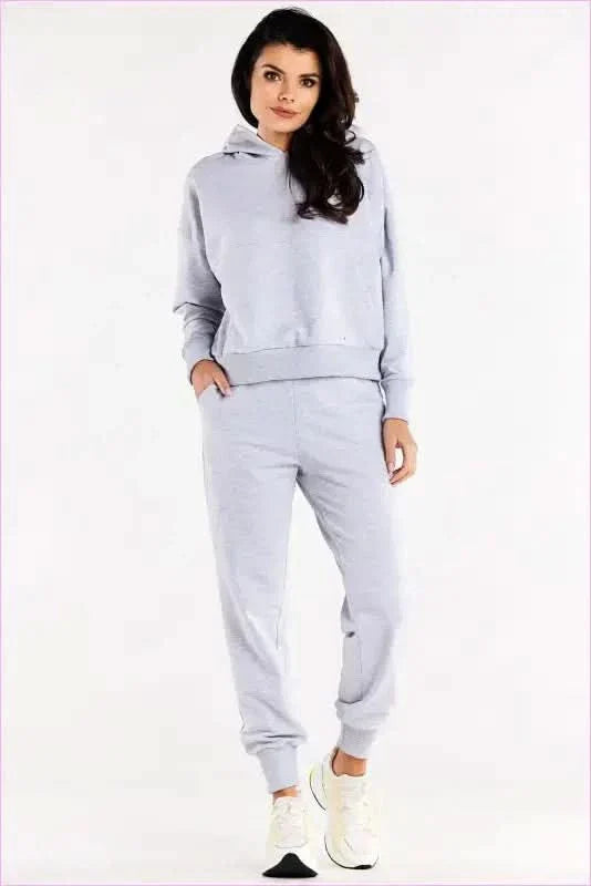 Ribbed Cuff Sweatpants Fashion Style