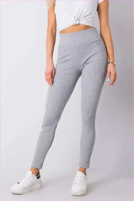 Ribbed High Waist Leggings Unique Fashion Style