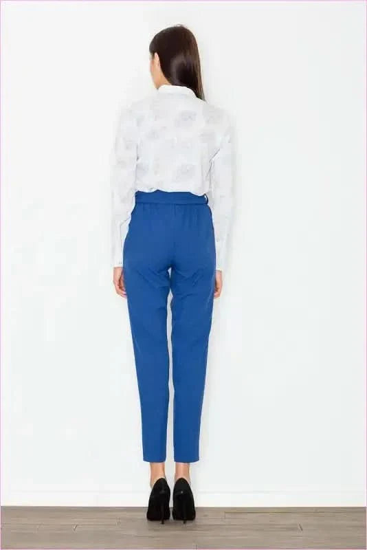 Sashed Waist Trousers Unique Style Fashion