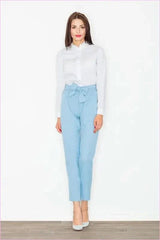 Sashed Waist Trousers Unique Style Fashion