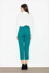 Sashed Waist Trousers Unique Style Fashion