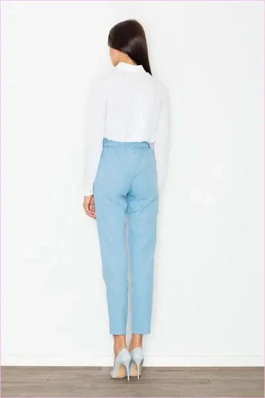 Sashed Waist Trousers Unique Style Fashion