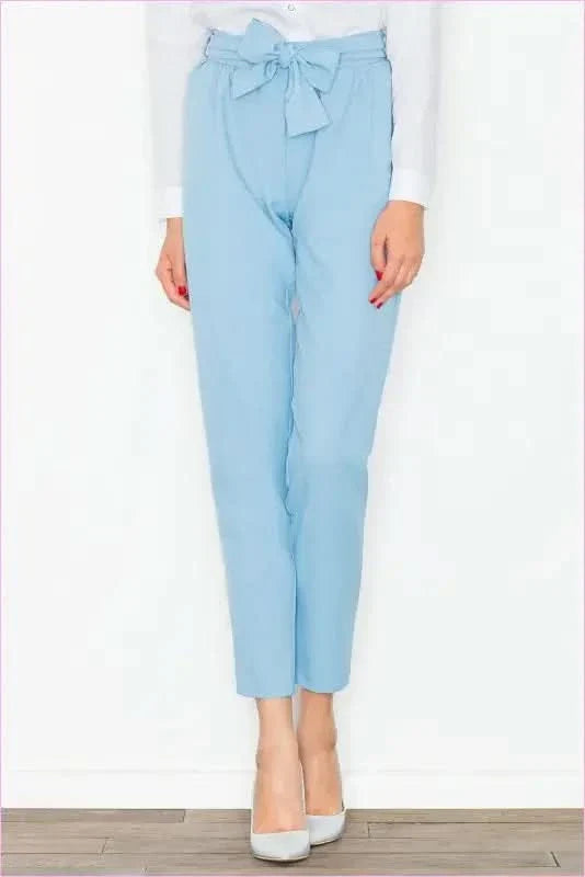 Sashed Waist Trousers Unique Style Fashion