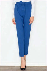 Sashed Waist Trousers Unique Style Fashion
