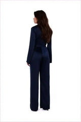 Satin Jumpsuit Unique Fashion Style