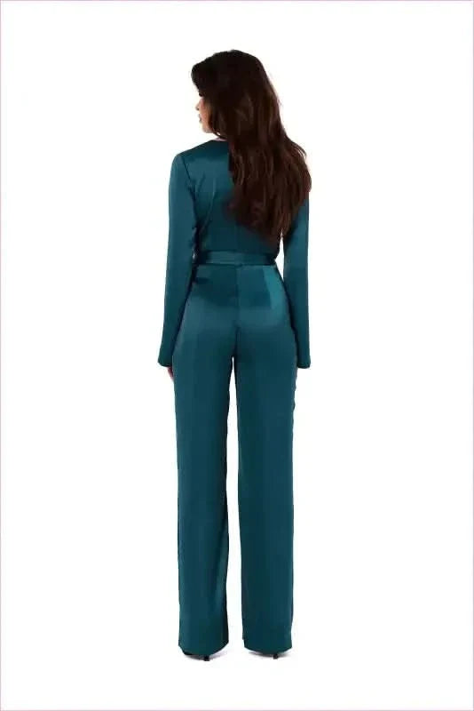 Satin Jumpsuit Unique Fashion Style