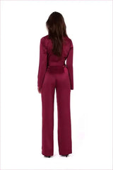 Satin Jumpsuit Unique Fashion Style