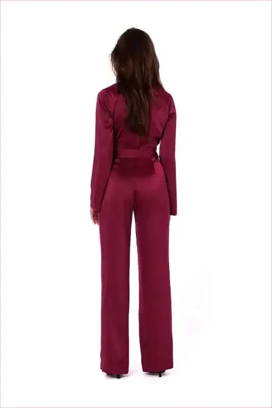 Satin Jumpsuit Unique Fashion Style