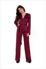 Satin Jumpsuit Unique Fashion Style