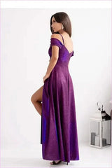 Sheen Long Dress Elegant Fashion Style