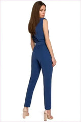 Shiny Fashion Overalls Unique Style
