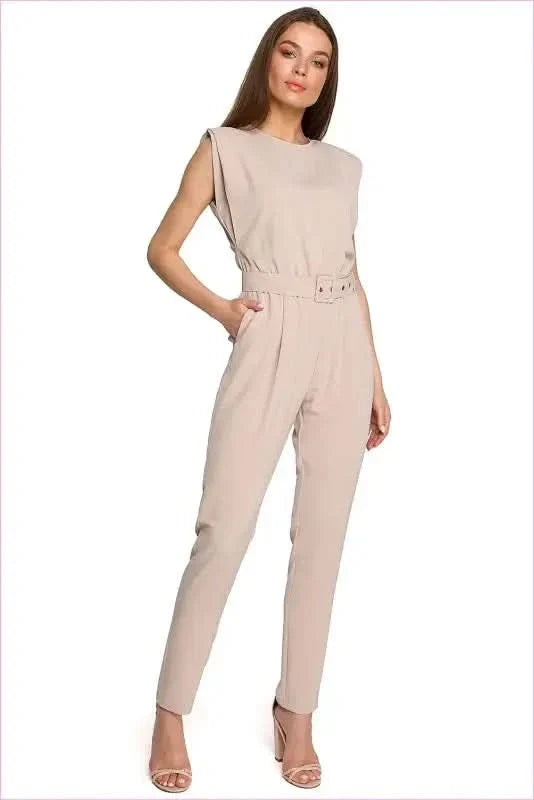 Shiny Fashion Overalls Unique Style