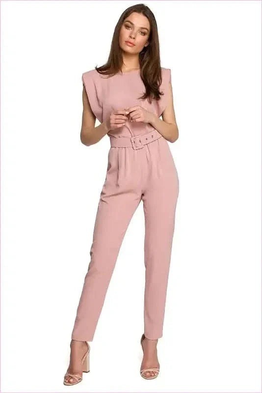 Shiny Fashion Overalls Unique Style