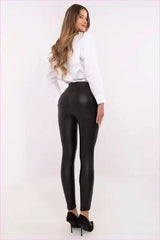 Skinny Leatherette Pants Unique Women's Style