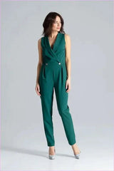 Sleeveless Jumpsuit Unique Style Fashion