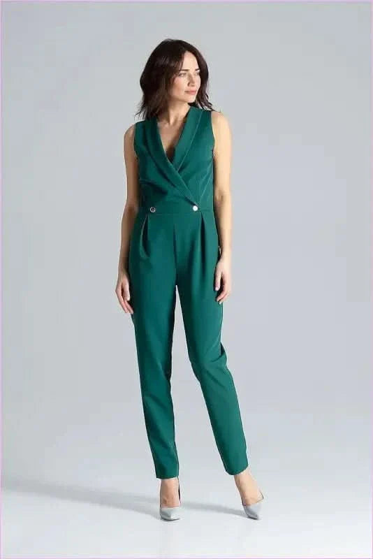 Sleeveless Jumpsuit Unique Style Fashion