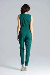 Sleeveless Jumpsuit Unique Style Fashion