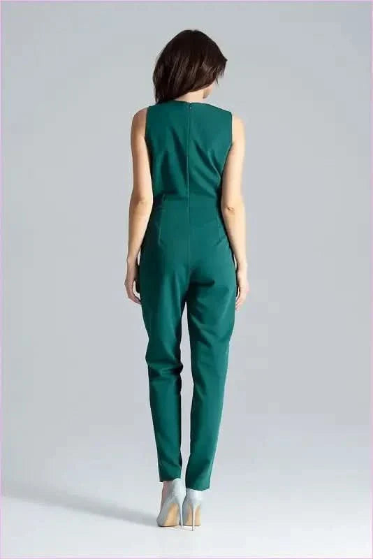 Sleeveless Jumpsuit Unique Style Fashion