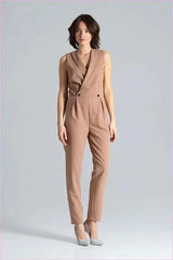 Sleeveless Jumpsuit Unique Style Fashion