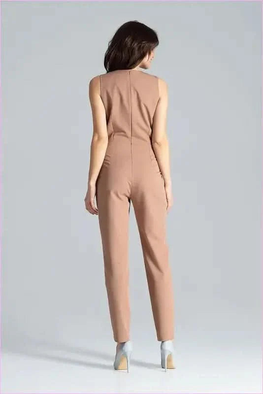 Sleeveless Jumpsuit Unique Style Fashion